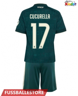Günstige Real Madrid Marc Cucurella #17 Auswärts Trikotsatzt Kinder 2026-27 Kurzarm (+ Kurze Hosen)